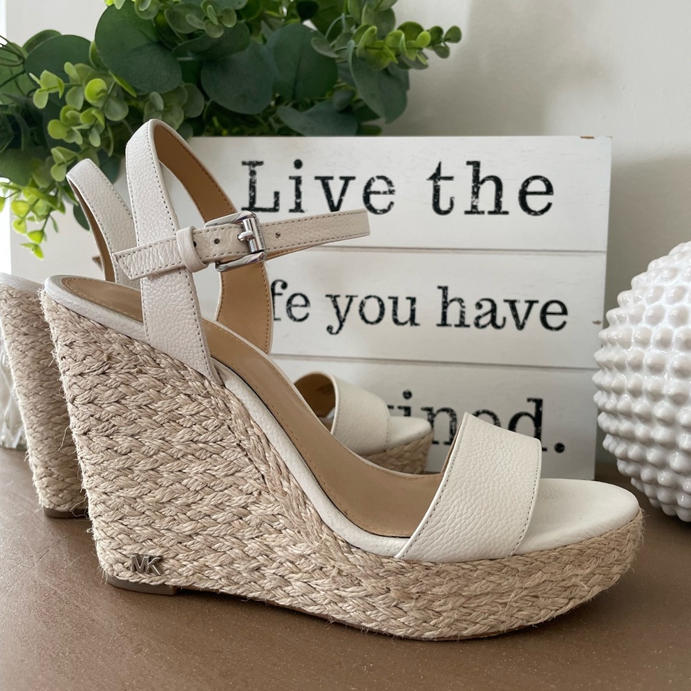 Michael Kors Cream Wedges